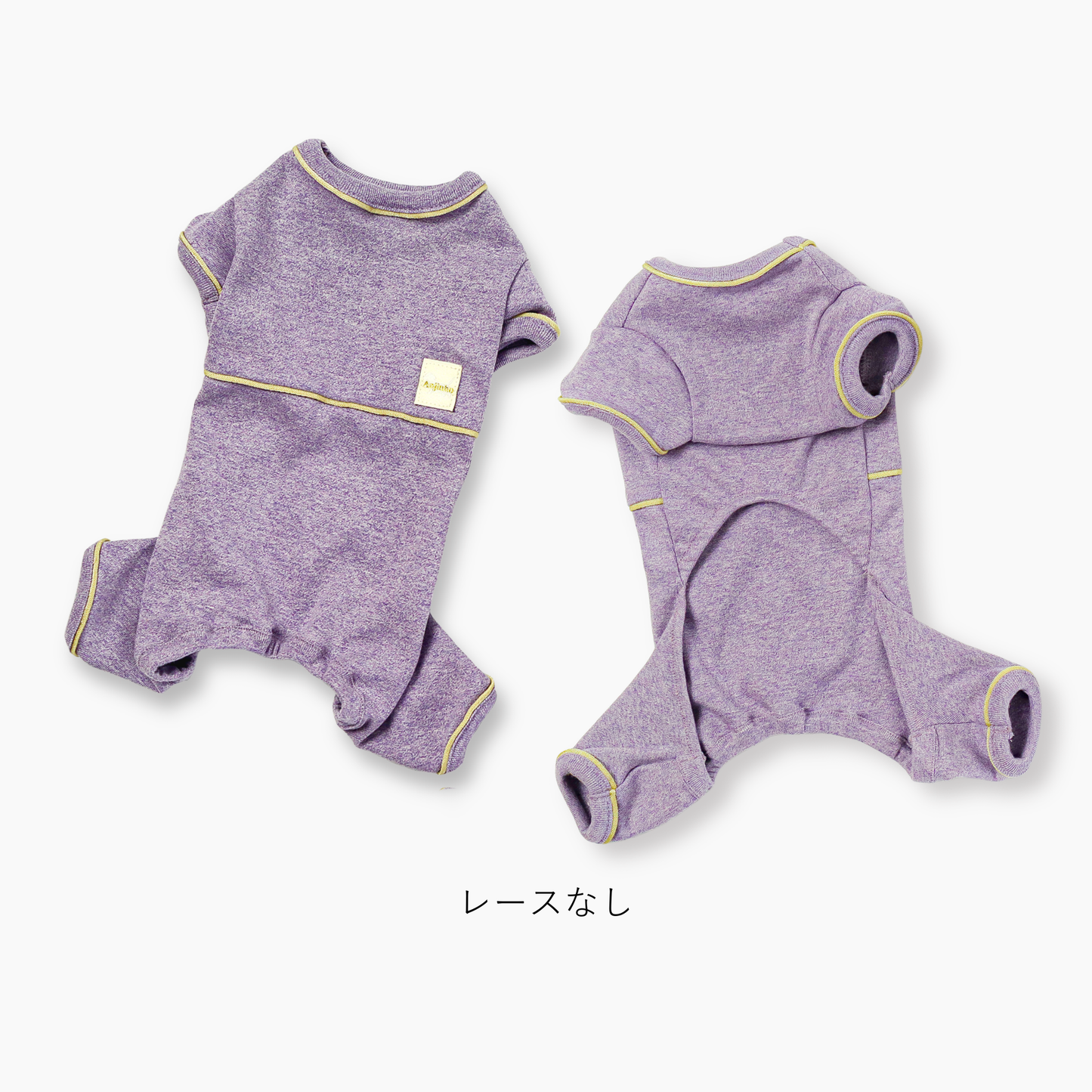 パイピングストレッチレースロンパース